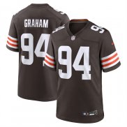 Camiseta NFL Game Cleveland Browns Mason Graham 2025 Marron