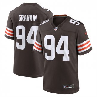 Camiseta NFL Game Cleveland Browns Mason Graham 2025 Marron