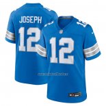 Camiseta NFL Game Detroit Lions Brandon Joseph Azul Blanco