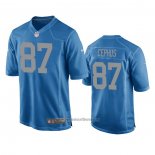 Camiseta NFL Game Detroit Lions Quintez Cephus Throwback Azul