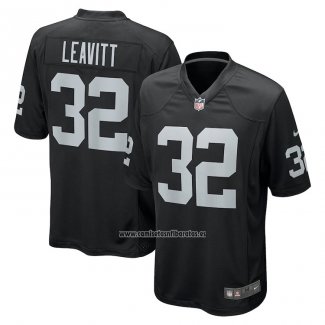 Camiseta NFL Game Las Vegas Raiders Dallin Leavitt Negro