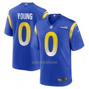 Camiseta NFL Game Los Angeles Rams Byron Young Primera Azul