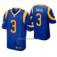Camiseta NFL Game Los Angeles Rams Cairo Santos Azul Amarillo