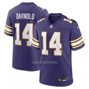 Camiseta NFL Game Minnesota Vikings Sam Darnold Alterno Violeta