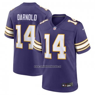 Camiseta NFL Game Minnesota Vikings Sam Darnold Alterno Violeta