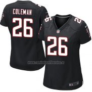 Camiseta NFL Game Mujer Atlanta Falcons Coleman Negro