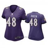 Camiseta NFL Game Mujer Baltimore Ravens Patrick Queen Violeta