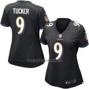Camiseta NFL Game Mujer Baltimore Ravens Tucker Negro