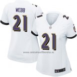 Camiseta NFL Game Mujer Baltimore Ravens Webb Blanco