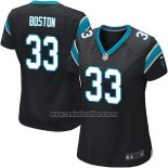 Camiseta NFL Game Mujer Carolina Panthers Boston Negro