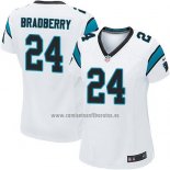Camiseta NFL Game Mujer Carolina Panthers Bradberry Blanco