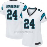 Camiseta NFL Game Mujer Carolina Panthers Bradberry Blanco