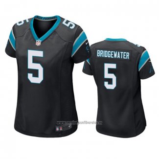 Camiseta NFL Game Mujer Carolina Panthers Teddy Bridgewater Negro