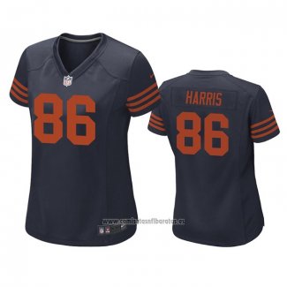 Camiseta NFL Game Mujer Chicago Bears Demetrius Harris Throwback Azul