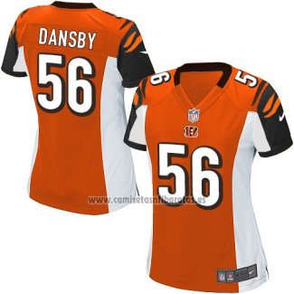 Camiseta NFL Game Mujer Cincinnati Bengals Dansby Naranja