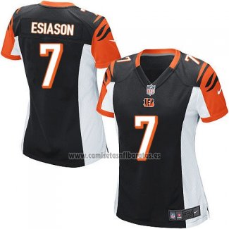 Camiseta NFL Game Mujer Cincinnati Bengals Esiason Negro