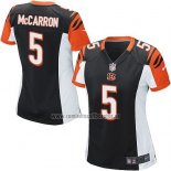 Camiseta NFL Game Mujer Cincinnati Bengals McCarron Negro