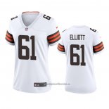 Camiseta NFL Game Mujer Cleveland Browns Jordan Elliott Blanco