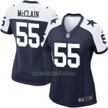 Camiseta NFL Game Mujer Dallas Cowboys McClain Azul Blanco