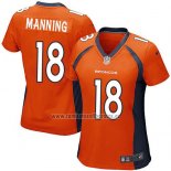 Camiseta NFL Game Mujer Denver Broncos Manning Blanco
