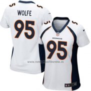 Camiseta NFL Game Mujer Denver Broncos Wolfe Blanco
