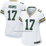 Camiseta NFL Game Mujer Green Bay Packers Adams Blanco