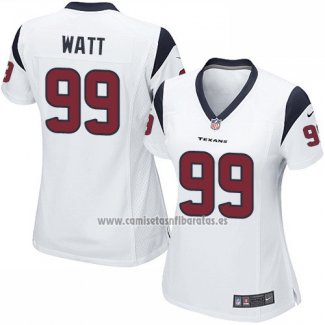 Camiseta NFL Game Mujer Houston Texans Watt Blanco