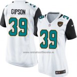 Camiseta NFL Game Mujer Jacksonville Jaguars Gipson Blanco