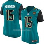 Camiseta NFL Game Mujer Jacksonville Jaguars Robinson Azul