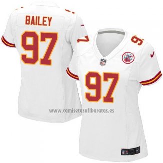 Camiseta NFL Game Mujer Kansas City Chiefs Bailey Blanco