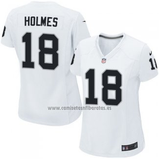 Camiseta NFL Game Mujer Las Vegas Raiders Holmes Blanco