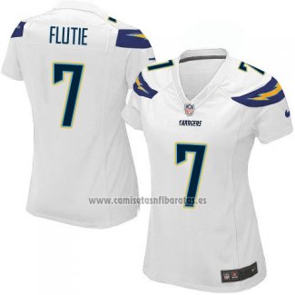 Camiseta NFL Game Mujer Los Angeles Chargers Flutie Blanco