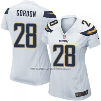 Camiseta NFL Game Mujer Los Angeles Chargers Gordon Blanco