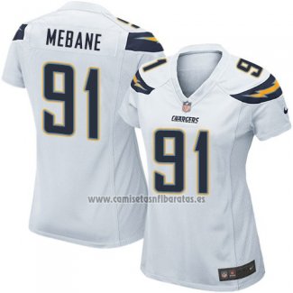 Camiseta NFL Game Mujer Los Angeles Chargers Mebane Blanco