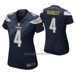 Camiseta NFL Game Mujer Los Angeles Chargers Michael Badgley Navy