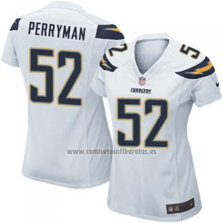 Camiseta NFL Game Mujer Los Angeles Chargers Perryman Blanco