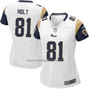 Camiseta NFL Game Mujer Los Angeles Rams Holt Blanco