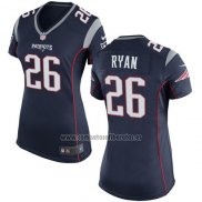 Camiseta NFL Game Mujer New England Patriots Ryan Negro