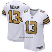 Camiseta NFL Game Mujer New Orleans Saints Michael Thomas Alterno Blanco