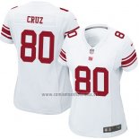 Camiseta NFL Game Mujer New York Giants Cruz Blanco