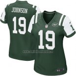 Camiseta NFL Game Mujer New York Jets Johnson Verde