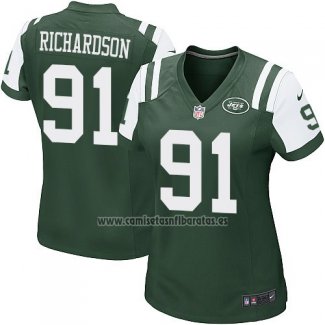 Camiseta NFL Game Mujer New York Jets Richardson Verde