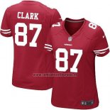 Camiseta NFL Game Mujer San Francisco 49ers Clark Rojo