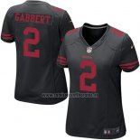 Camiseta NFL Game Mujer San Francisco 49ers Gabbert Negro