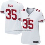 Camiseta NFL Game Mujer San Francisco 49ers Reid Blanco