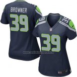 Camiseta NFL Game Mujer Seattle Seahawks Browner Azul Oscuro