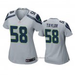 Camiseta NFL Game Mujer Seattle Seahawks Darrell Taylor Gris