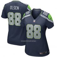 Camiseta NFL Game Mujer Seattle Seahawks Greg Olsen Azul