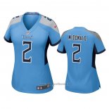 Camiseta NFL Game Mujer Tennessee Titans Cole Mcdonald Azul