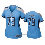 Camiseta NFL Game Mujer Tennessee Titans Isaiah Wilson Azul